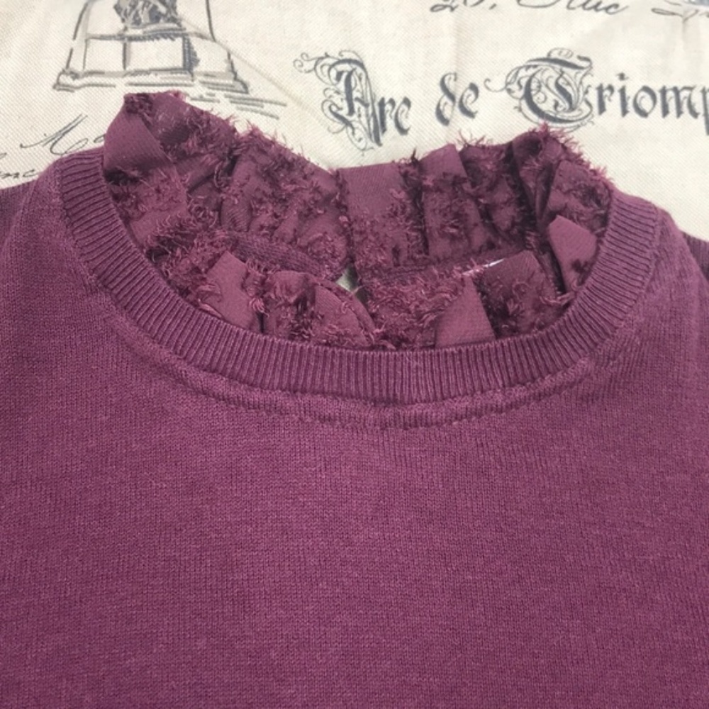 14th & Union Ruffle Neck Sweater - Picture 6 of 6